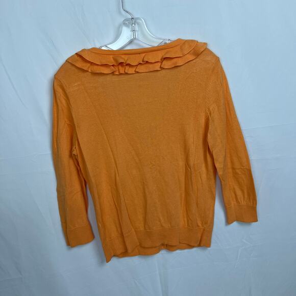 Talbots Bundle Button Down Ruffle Front Cardigan Sweaters S - Picture 3 of 11